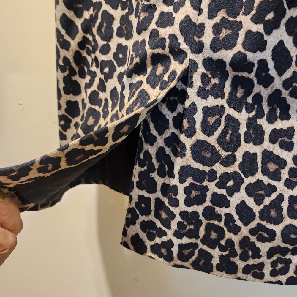 Liz Claiborb Leopard Print Carrer Wear Pencil Skirt P12 NwT - Picture 7 of 11